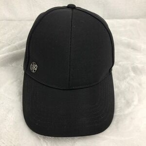 Gaiam Wander Hat Cap Strap Back Black Athletic Golf‎ Mesh Laser Cut Ventilated